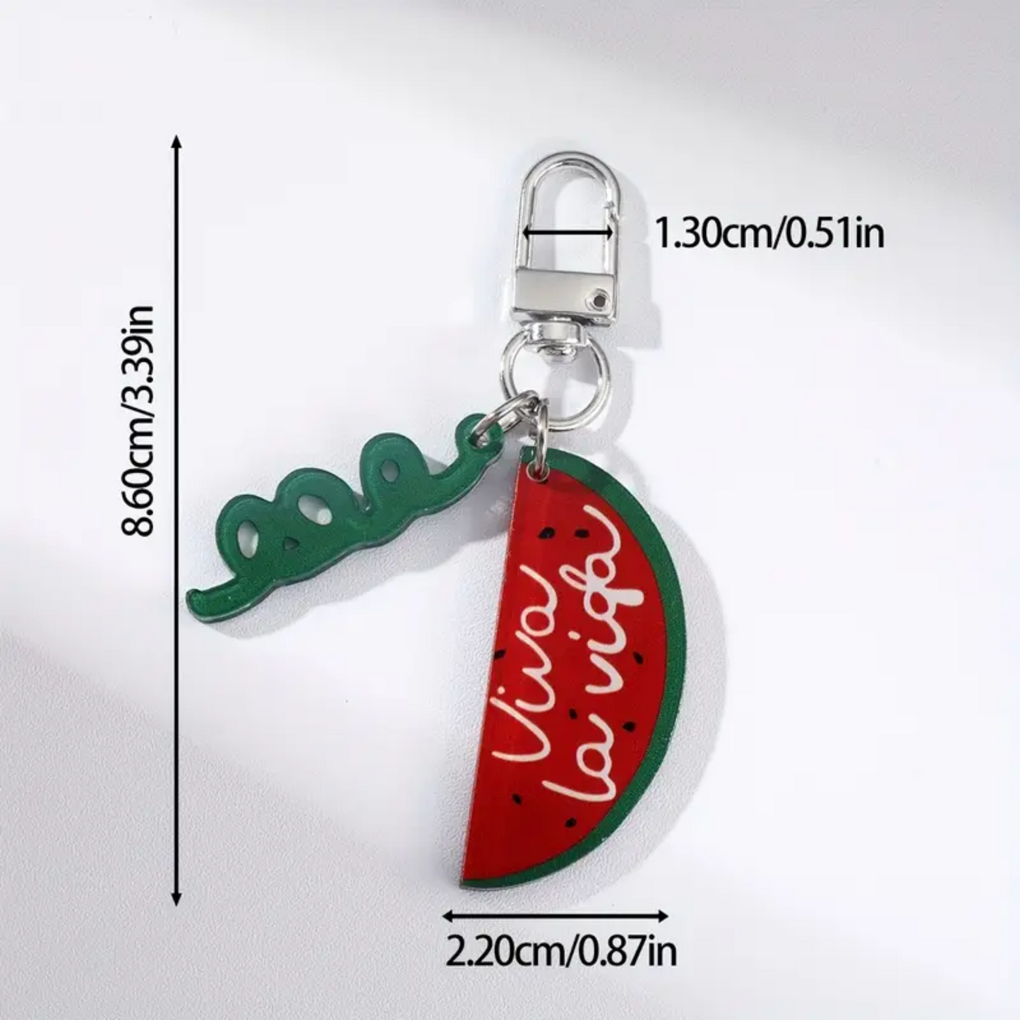 Twinkling Watermelon Acrylic Keychain