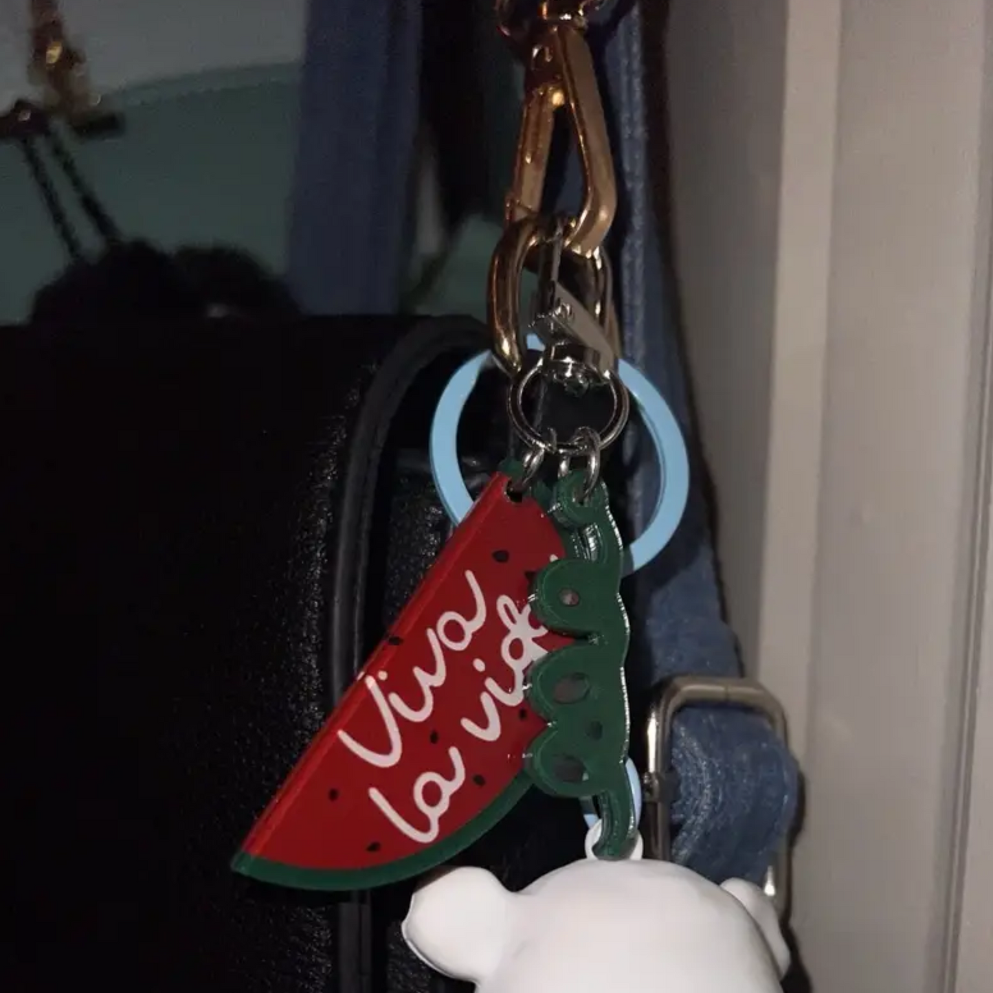 Twinkling Watermelon Acrylic Keychain