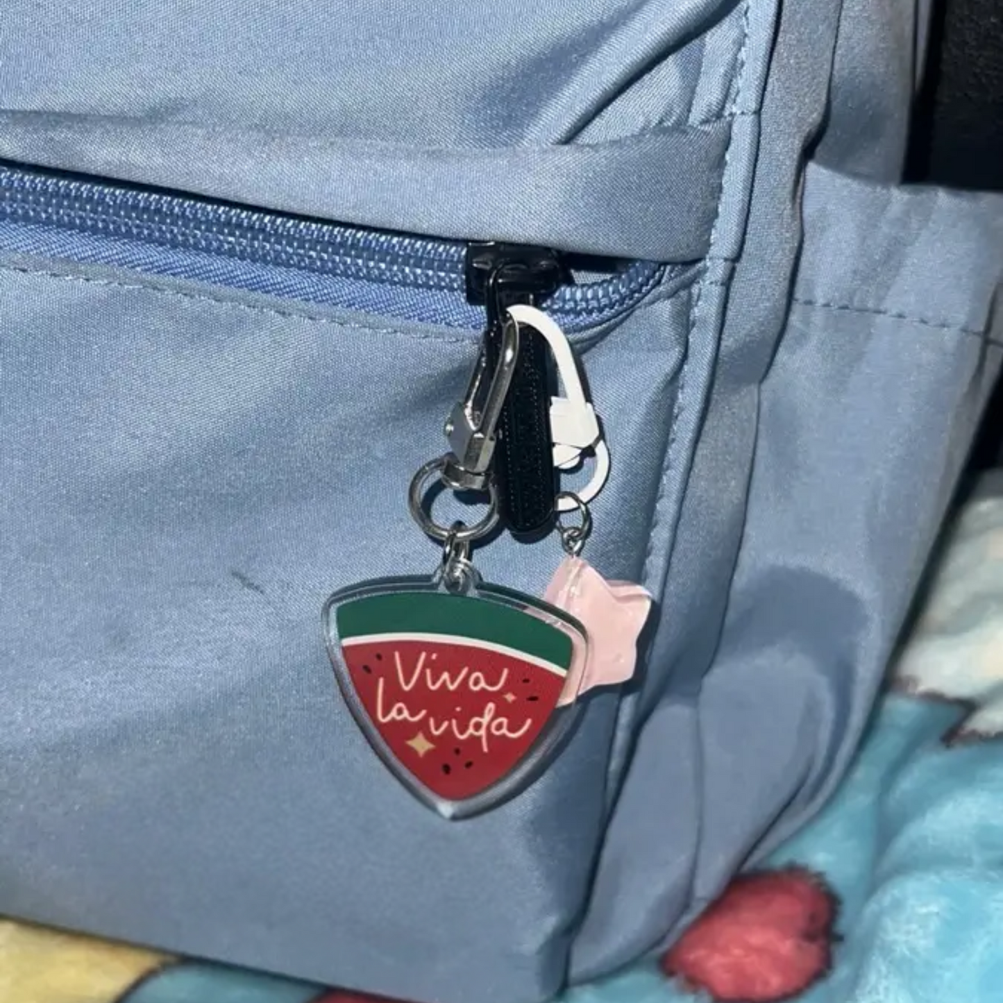 Twinkling Watermelon Acrylic Keychain