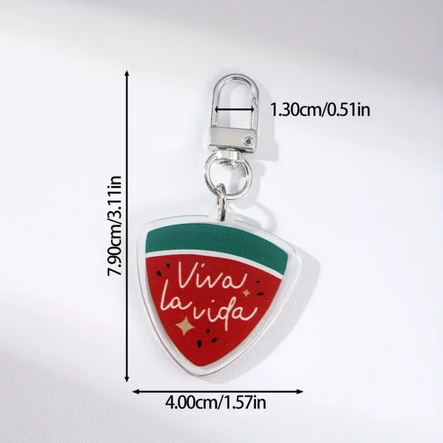 Twinkling Watermelon Acrylic Keychain