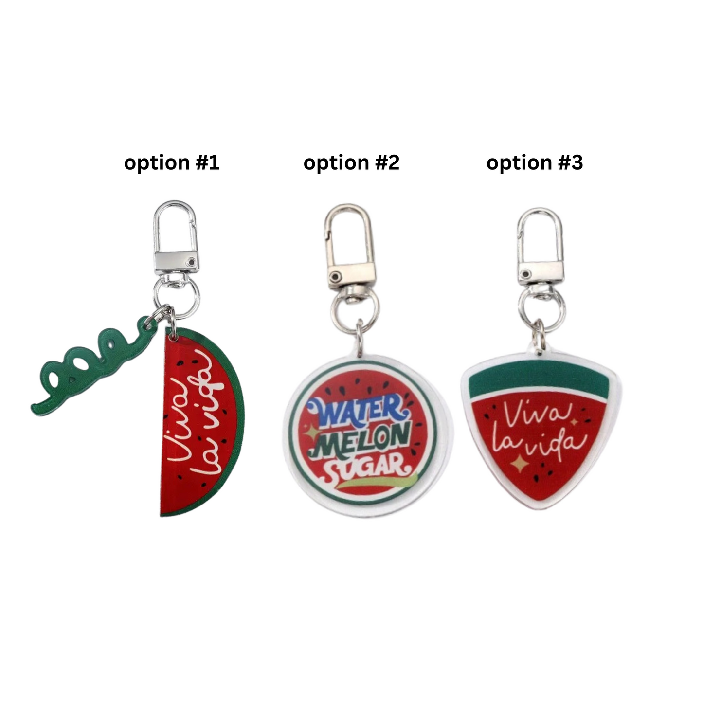 Twinkling Watermelon Acrylic Keychain