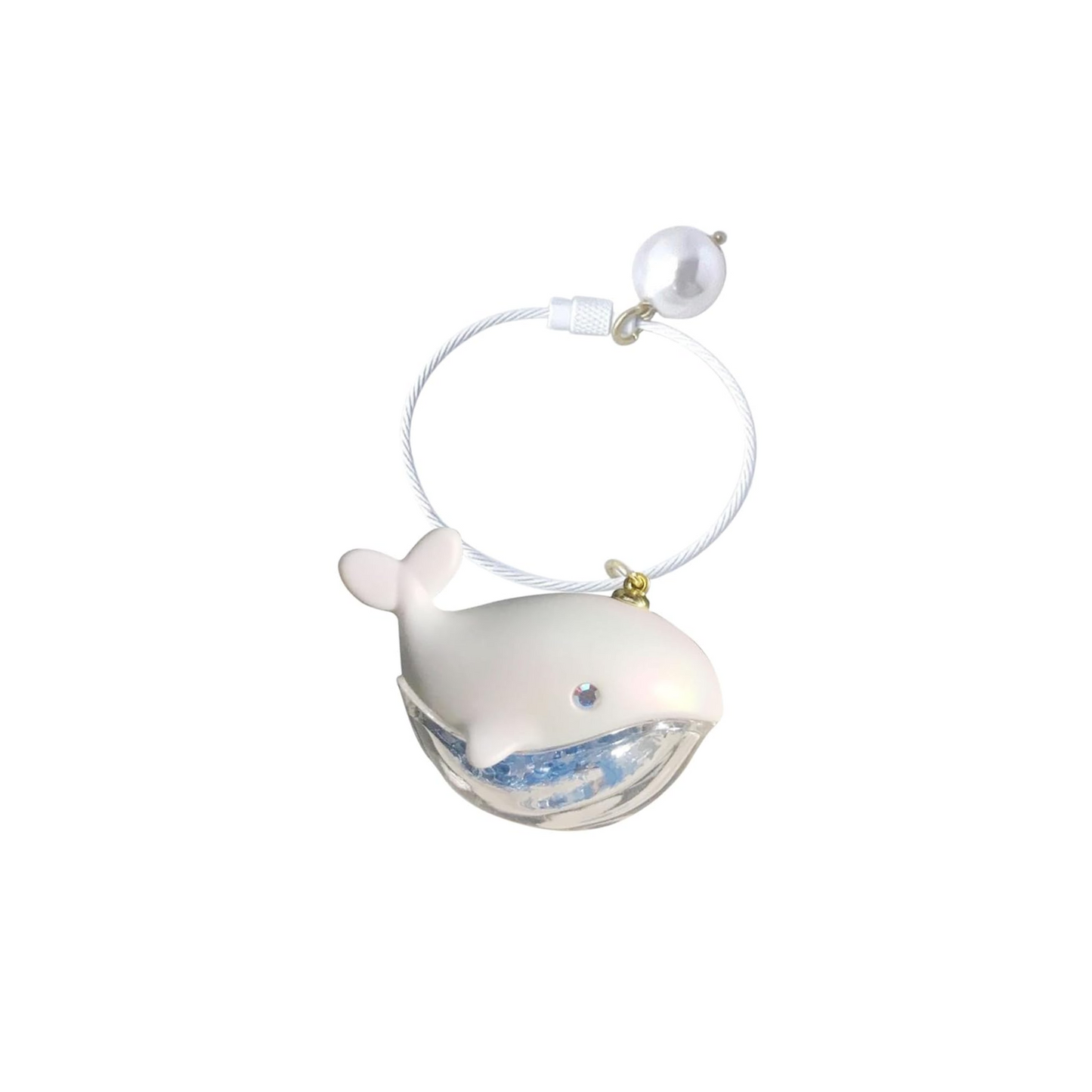 When I Fly Towards You Whale Keychain