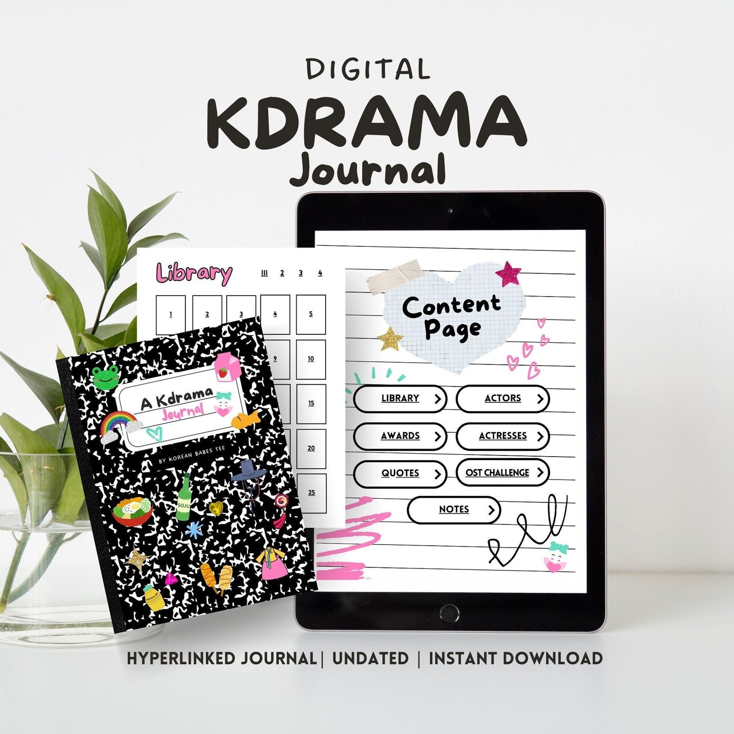 Digital K-drama Fan Journal - Watch, Track, Review