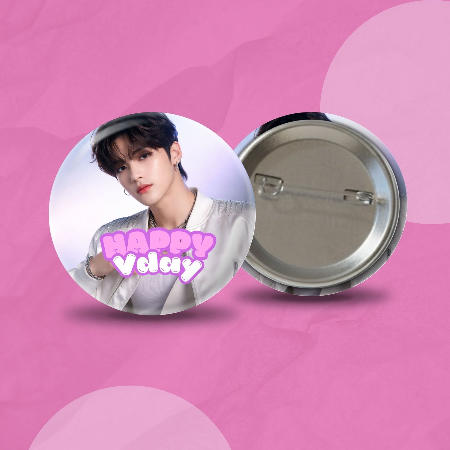 75mm Gloss Round Badge