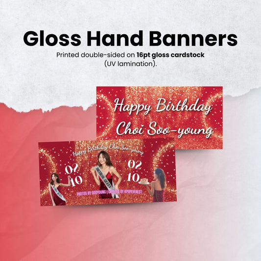 Gloss Hand Banners
