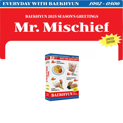 (PRE-ORDER) BAEKHYUN - [MR. MISCHIEF] - 2025 SEASON'S GREETINGS
