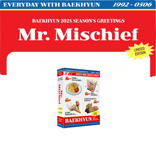 (PRE-ORDER) BAEKHYUN - [MR. MISCHIEF] - 2025 SEASON'S GREETINGS