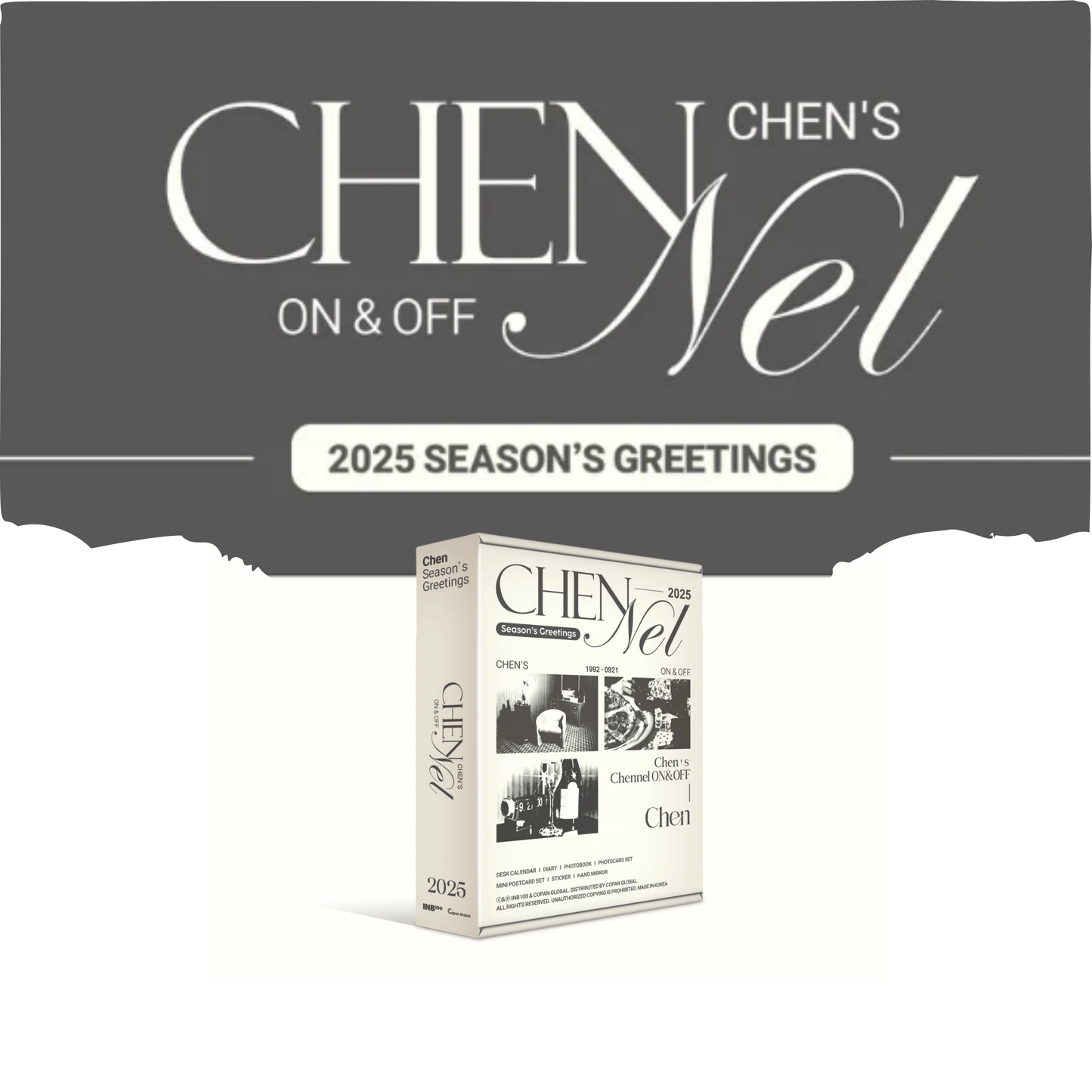 (PRE-ORDER) CHEN - [CHEN'S CHENNEL ON & OFF] - 2025 SEASON'S GREETINGS